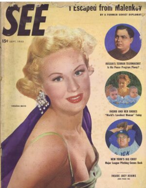 SEE - REVISTA AMERICANA COM CAPA DE VIRGÍNIA MAIO - SETEMBRO DE 1953