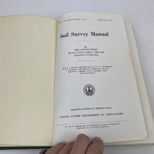 SOIL SURVEY MANUAL - AGRICULTURE HANDBOOK No 18 - ISSUED AUGUST 1951 - UNITED STATES DEPARTMENT OF AGRICULTURE