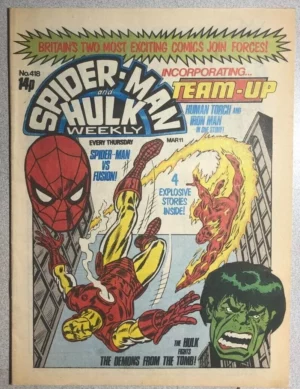 SPIDER MAN AND HULK WEEKLY - NO418