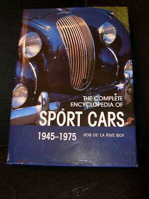 THE COMPLETE ENCYCLOPEDIA OF SPORT CARS - 1945-1975 - ROB DE LA RIVE BOX