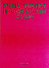 STVDIA HISTORICA - HISTORIA ANTIGUA  - VOL XII 1994