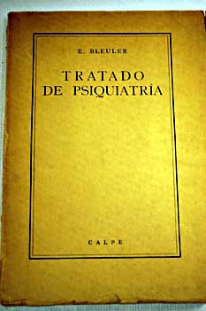 TRATADO DE PSIQUIATRIA - E. BLEULER