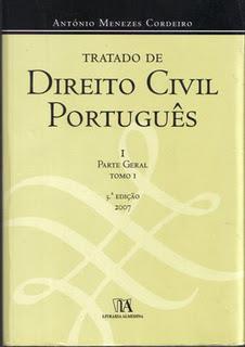 TRATADO DE DIREITO CIVIL PORTUGUÊS - I - PARTE GERAL - TOMO I - 3ª EDIÇÃO - ANTÓNIO MENEZES CORDEIRO